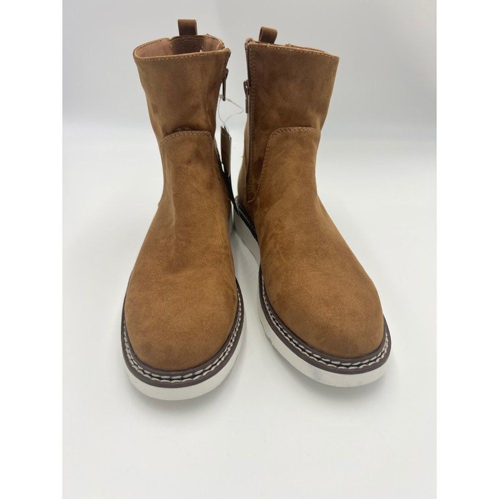 Brand New Universal Thread Faux Suede Chestnut‎ Color Boots Size 10 For Women